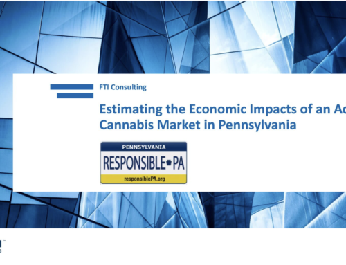 Responsible PA & FTI Release Analysis Of Economic Impacts of Adult Use Cannabis Market in Pennsylvania